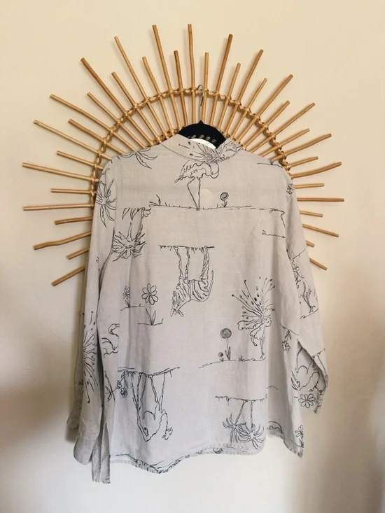 Vintage Desert Linen Top - Picture 6 of 6